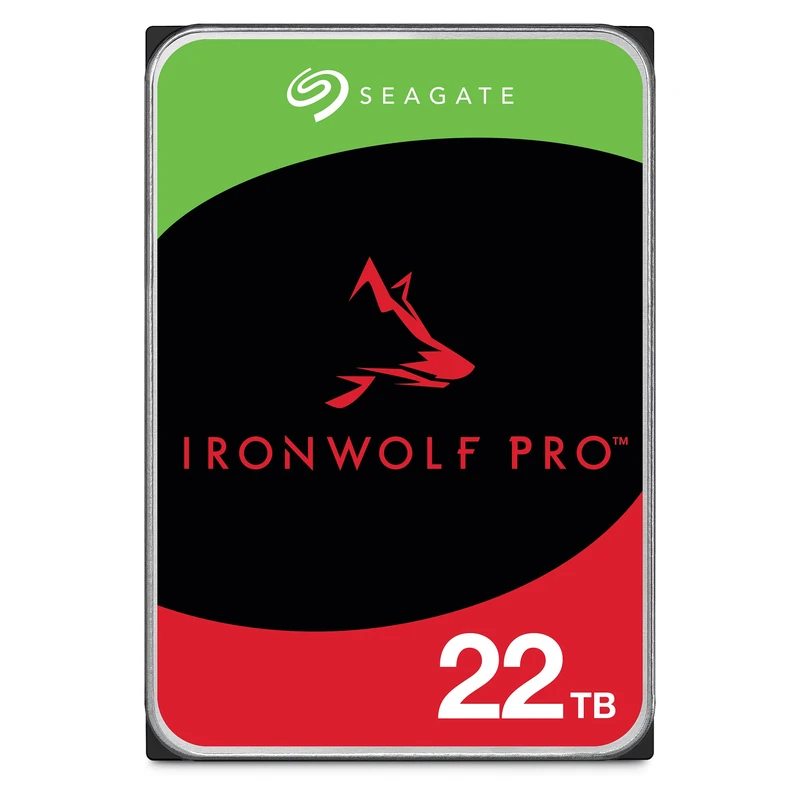 Seagate IronWolf Pro 10 to, Disque Dur d'entreprise Interne NAS HDD – CMR, 3,5”, SATA 6 Gbits/s, 7 200 TR/Min, 256 Mo de mémoire Cache, Services Rescue – Ouverture Facile (ST10000NTZ01)