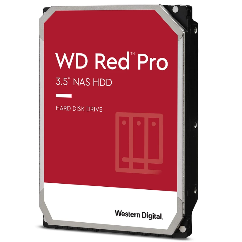 WD Red Pro Disque Dur Interne NAS 3,5" 8 to – Classe 7200 TR/Min, SATA 6 Go/s, CMR, 256 Mo de Cache