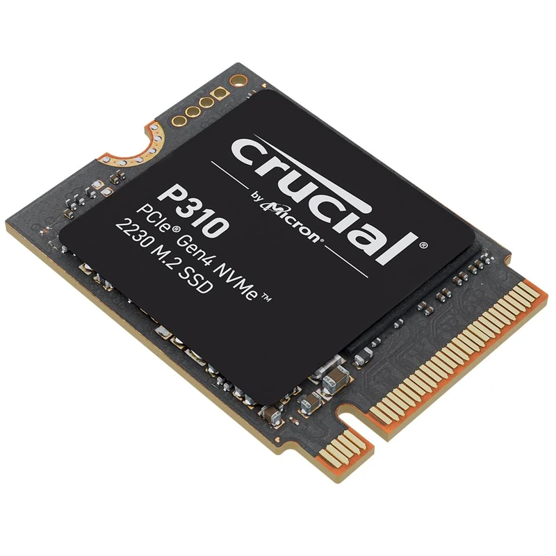 Crucial P310 SSD 1TB PCIe Gen4 NVMe M.2 2230, Jusqu’à 7.100Mo/s, Compatible avec Steam Deck, ASUS ROG Ally, MSI Claw & Microsoft Surface, Disque Dur SSD - CT1000P310SSD2 - Image 1
