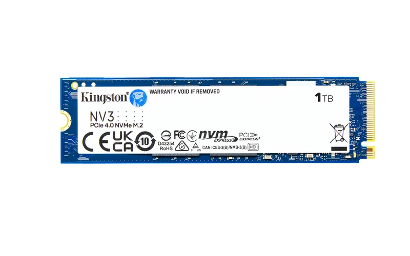 Kingston NV3 NVMe PCIe 4.0 SSD Interne 1To M.2 2280-SNV3S/1000G