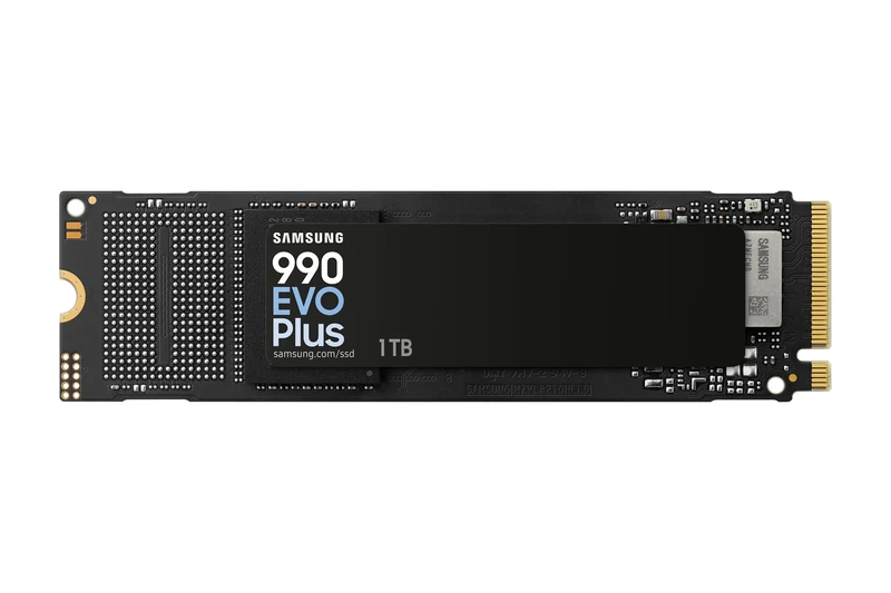 Samsung SSD Interne 990 EVO Plus MZ-V9S2T0BW, NVMe 2.0 PCIe 4.0 x 4 / 5.0x2, 1 To, Vitesse de lecture jusqu'à 7150 Mo/s, Idéal pour le gaming et la bureautique - Image 1