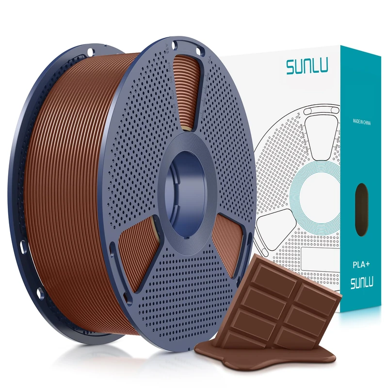 SUNLU Filament PLA Plus pour imprimante 3D, filament PLA+ 3D amélioré de 1,75 mm, PLAPro soigneusement enroulé, solide et ténacité, précision dimensionnelle +/- 0,02 mm, bobine de 1 kg (noir)