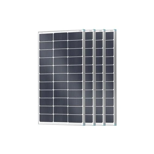 Renogy Lot de 4 panneaux solaires 400 W de type N 16BB, 100 W, 12 V, 25 % haute efficacité, 400 W pour camping-car, batterie de ferme et autres applications hors réseau - Image 1